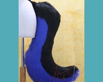 Luxury Faux Wolf Fursuit Cosplay Tail - Great for Costumes canine dog kitty cat neko