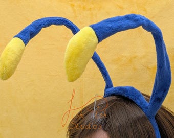 Bud With Colour Tip Butterfly Antenna for Insect Cosplay / Antennae Headband For Moth/  Bug / Alien or Fairy Fancy Dress