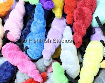 Clearance - Mystery Colour Small Cosplay Horn for Unicorn / Alicorn Cosplayers - Soft Plush - little pony gijinka LARP