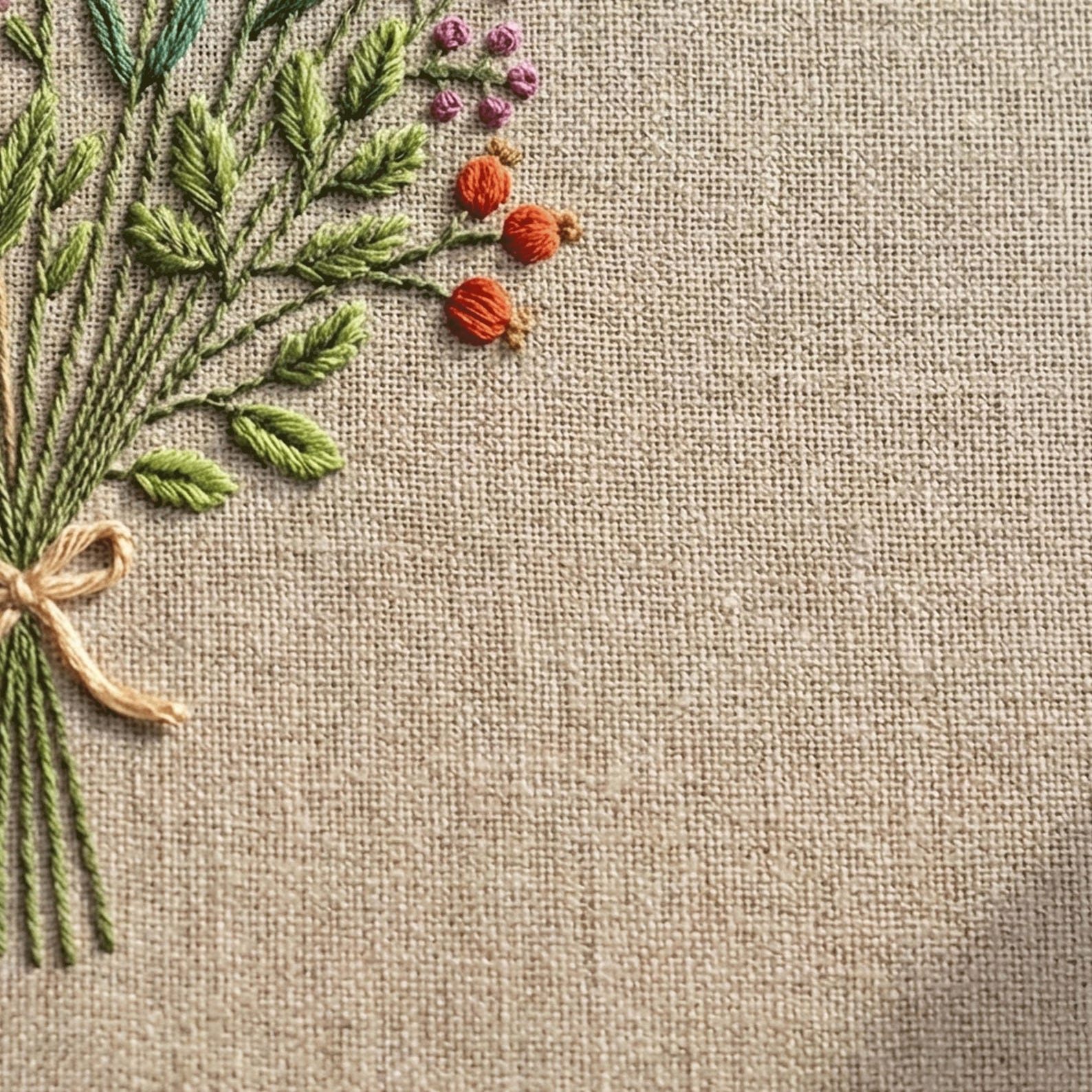 Wildflower Bouquet Hand Embroidery Pattern, Botanical Line Art (PDF ...