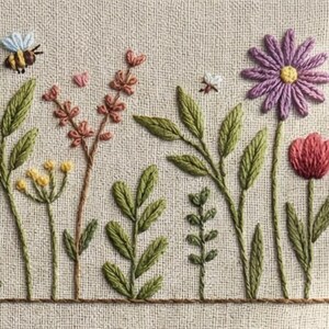 10 in 1 Bestsellers Floral Hand Embroidery Pattern Mega Bundle ...