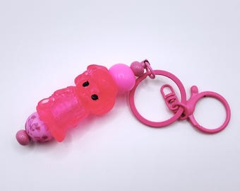 Llavero de Bo Peep Ooshie / Llavero de juguete reciclado / Colgante para bolso de personaje reciclado / Regalo inspirado en Disney / Accesorio coleccionable original