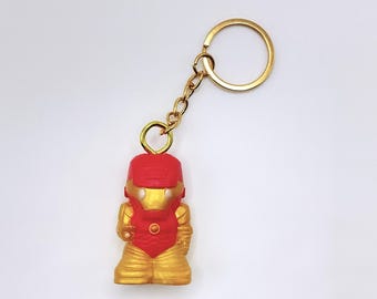 Llavero de Iron Man / Llavero Ooshie reutilizado / Artículo coleccionable de Marvel reciclado / Regalo único de superhéroe