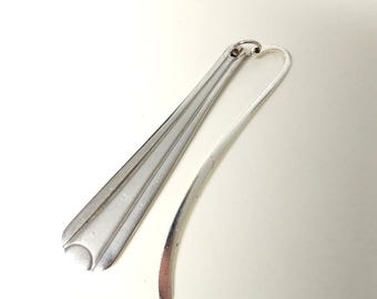 Handmade Rustic Metal Bookmark with Repurposed Cutlery