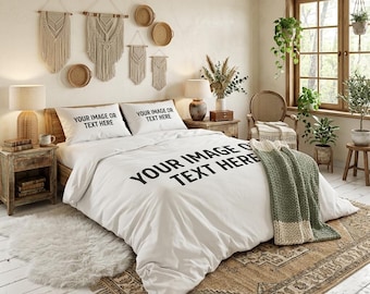 Custom Comforter Set with Pillowcase - Personalized Bedding Sets Universal All Season (1 Comforter and 2 Pillowcases)