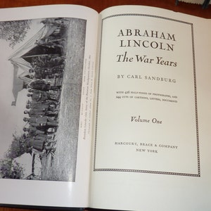 Abraham Lincoln the War Years, Volumes 1-4 image 3