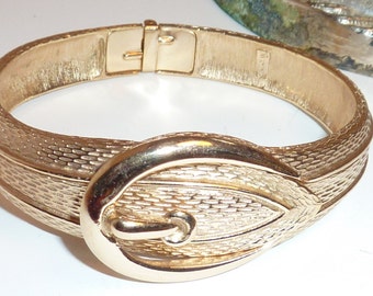 Vintage Belt Buckle Bracelet Avon