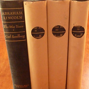 Abraham Lincoln the War Years, Volumes 1-4 image 1