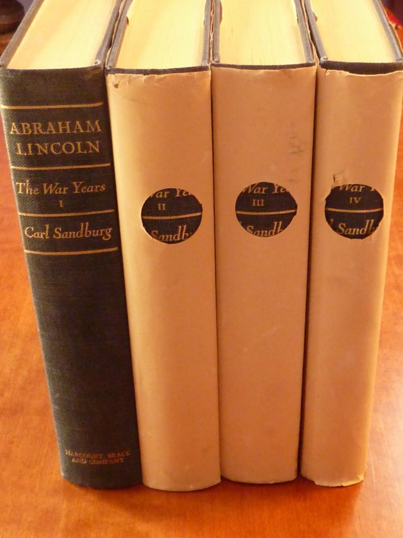 Abraham Lincoln the War Years, Volumes 1-4 image 1