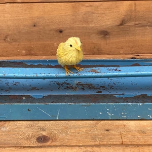 Vintage Metal Chicken Feeder - Vintage Blue Metal Chicken Feeder - Country Decor