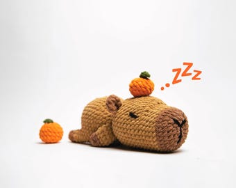 Capibara HAAKPATROON, amigurumi knuffel, schattig knuffeldier speelgoed, handgemaakt haakpatroon amigurumi, schattig knuffeldier speelgoed