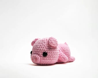 Haakpatroon varken slaap, haakpatroon varken, amigurumi-haakpatronen, haakpatroon, knuffelpatroon