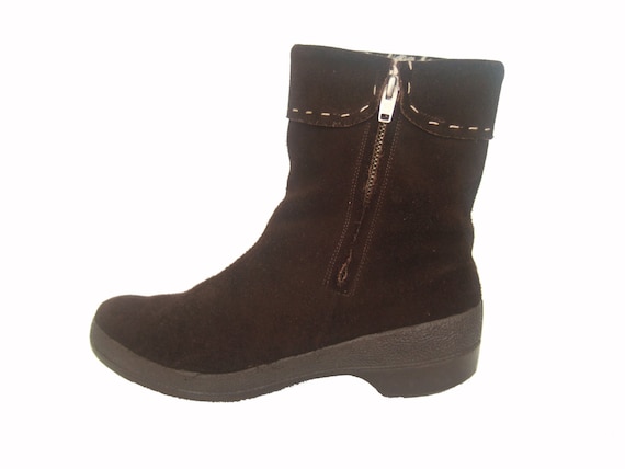 clarks sheepskin lined boots
