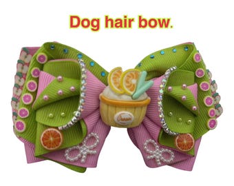 Lazo de pelo de perro.