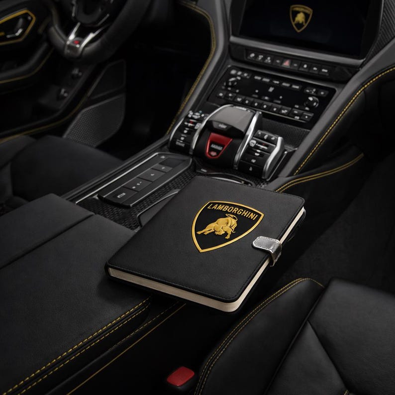Luxury Lamborghini Car Notebook – Premium Leather Vehicle Journal ...