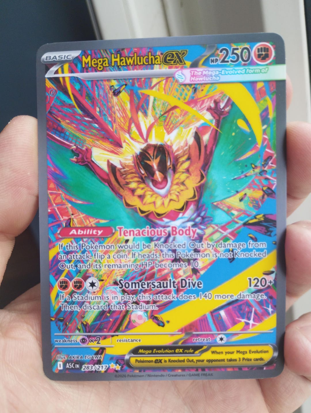 mega hawlucha pokemon card [PSA 10] {229/193} ex this piece serves as a premier focal point for any high Mega Hawlucha Ex Proxy Card