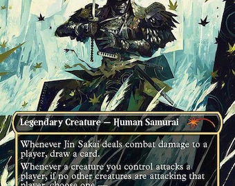 Jin Sakai Proxy Card | Ghost of Tsushima MTG | Fan Made Magic: the