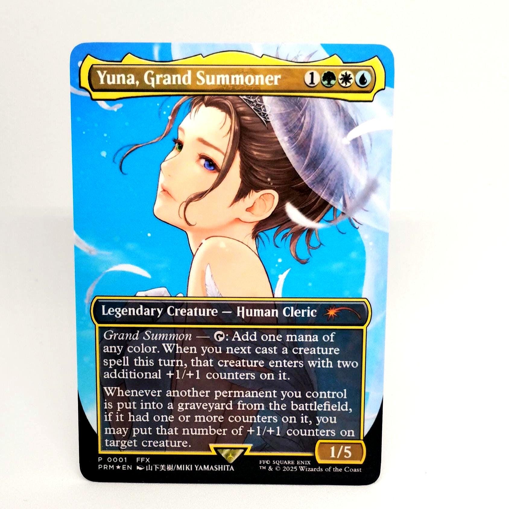 Yuna Grand Summoner Mtg - Etsy Yuna Grand Summoner Mtg - Etsy