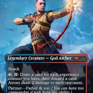 atreus mtg card art Atris, Oracle of Half-Truths Print Partner—Father Atreus, Impulsive Son [2212] [Borderless]