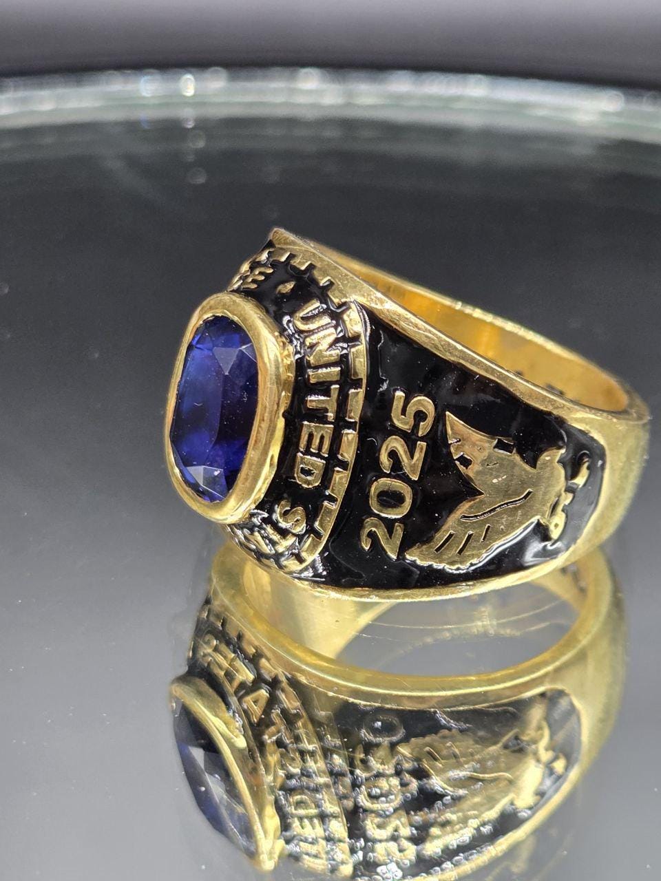 2026 Graduation Men Class Ring Cushion Birthstone Personalized Ring ...