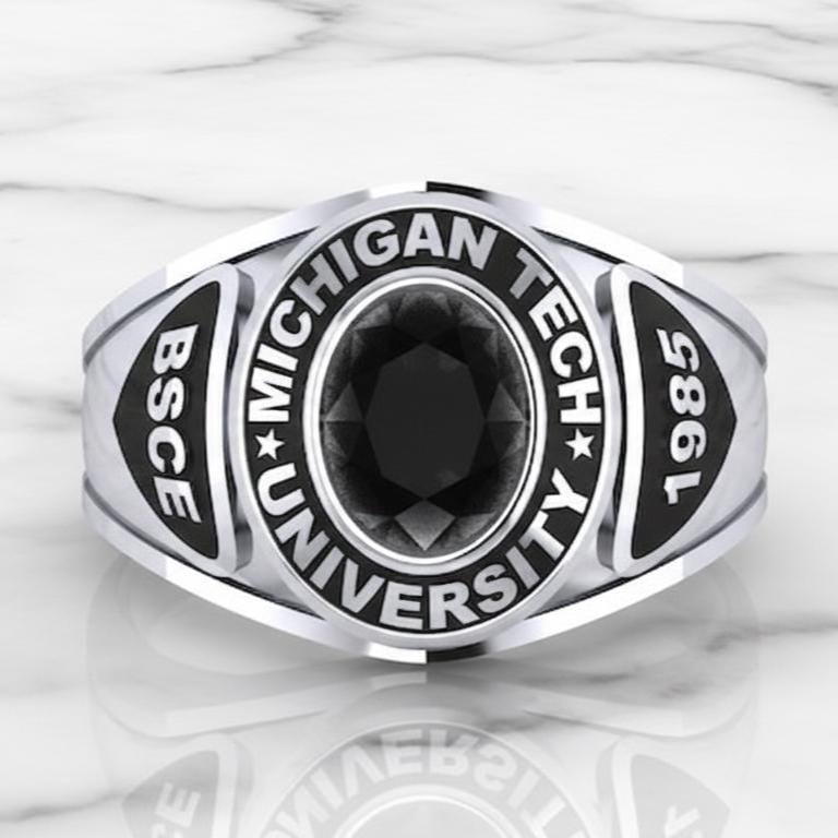 Michigan Tech University Class Ring 1985, BSCE Civil Engineering