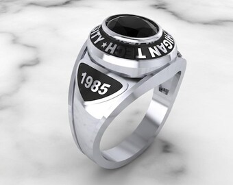 Michigan Tech University Class Ring 1985, BSCE Civil Engineering