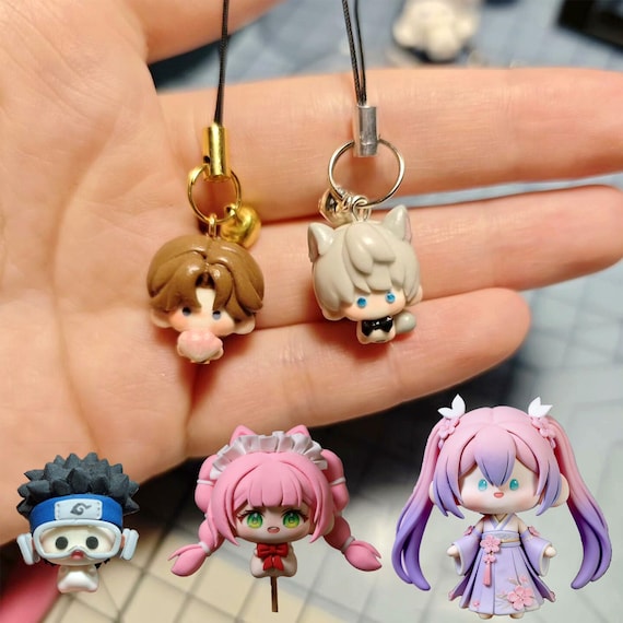 Custom Chibi Clay Figures, Anime Character Sculptures, Handcrafted Polymer Clay Art