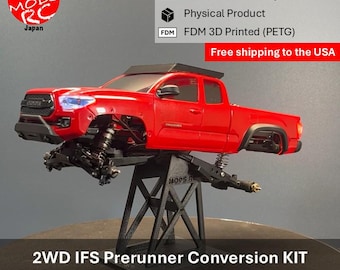 2WD IFS Pre-runner Conversion Kit for FMS FCX24M Tacoma  | 3D Printed Custom Parts