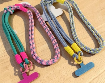 Adjustable 3-in-1 Phone Lanyard, Crossbody Neck Wrist Strap, Detachable Cord Holder