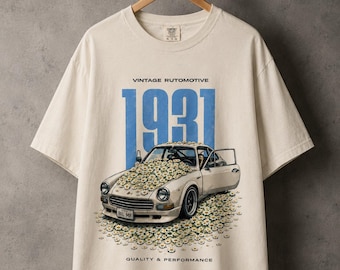 Vintage 1931 Bloom Ride™ – Classic Automotive Graphic Tee