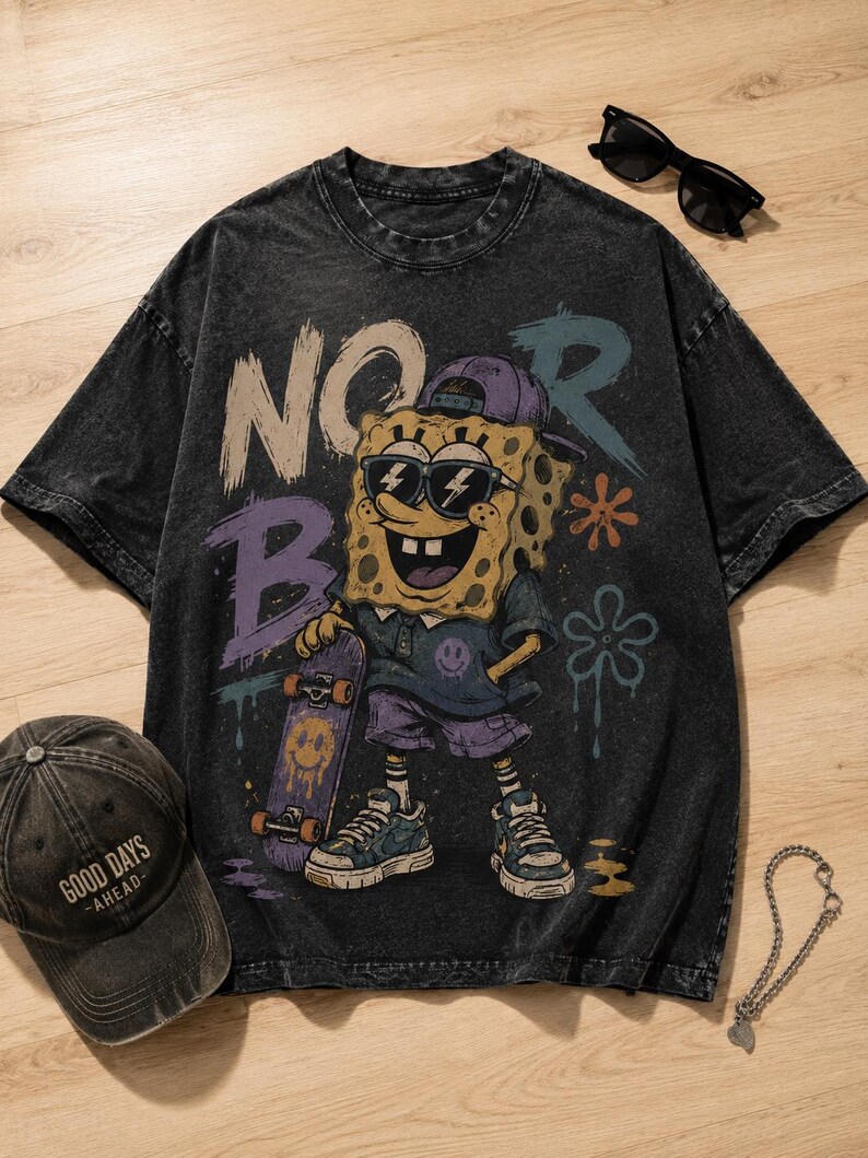 Camiseta Skater Sponge Street Vibes imagen 1