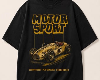MOTOR SPORT 07 - Retro Racing Performance Tee