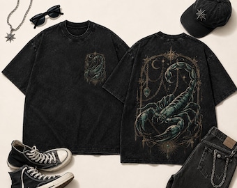 Camiseta de lavado Scorpio Arcane