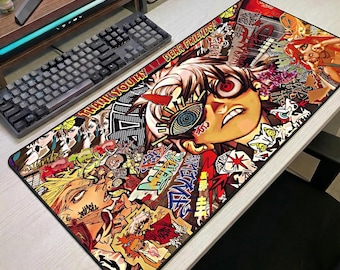 Alfombrilla de ratón Gachiakuta, alfombrilla de escritorio de anime, alfombrilla de ratón grande para juegos, regalo para fans del manga y el anime