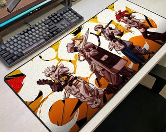 Alfombrilla de escritorio estilo grafiti anime, alfombrilla de ratón para juegos urbanos