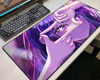 Alfombrilla de ratón Oshi no Ko, alfombrilla de escritorio de anime Ai Hoshino, alfombrilla de ratón para juegos, alfombrilla de escritorio de manga grande, regalo
