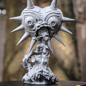 Máscara antigua maldita: Espectro tribal / Kit de modelo de resina sin pintar