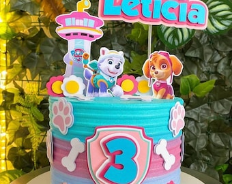 Printable Paw Patrol Cake Topper