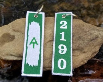 Appalachian Trail Backpack Tag | Hiking Gift | AT  | White Blaze | 2024 | 2025 | Thru Hiker