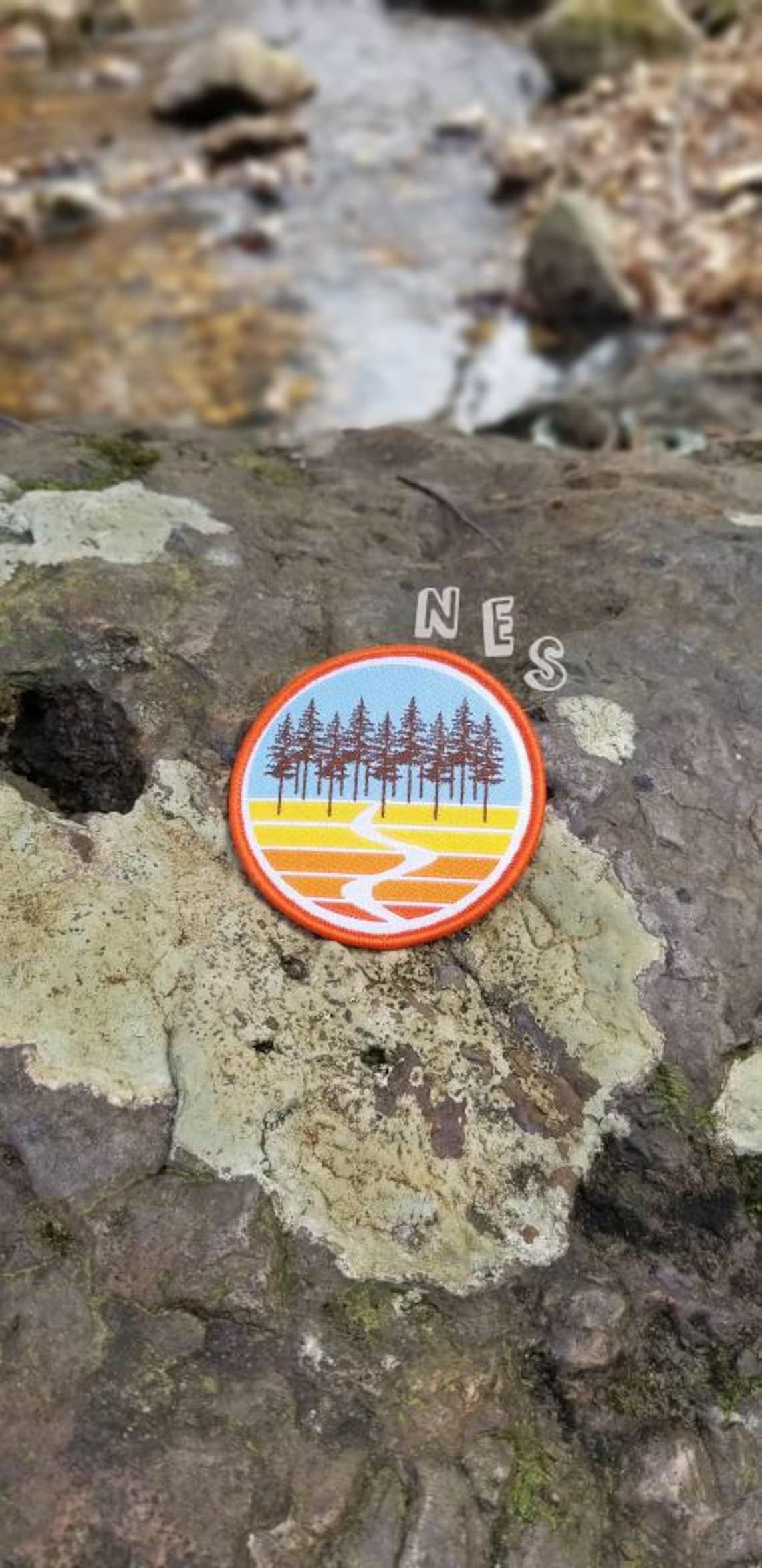 Retro Trail Patch Hiking Patch Backpack Patch Iron on Etsy