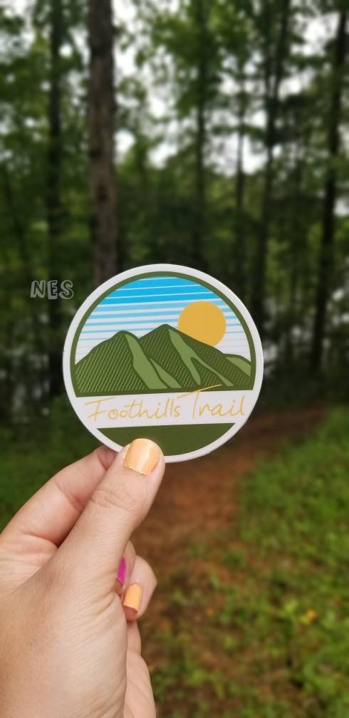 Sticker Llantera Paper & Party Supplies Stickers Vinyl Waterproof Sticker Hiking Trails ...