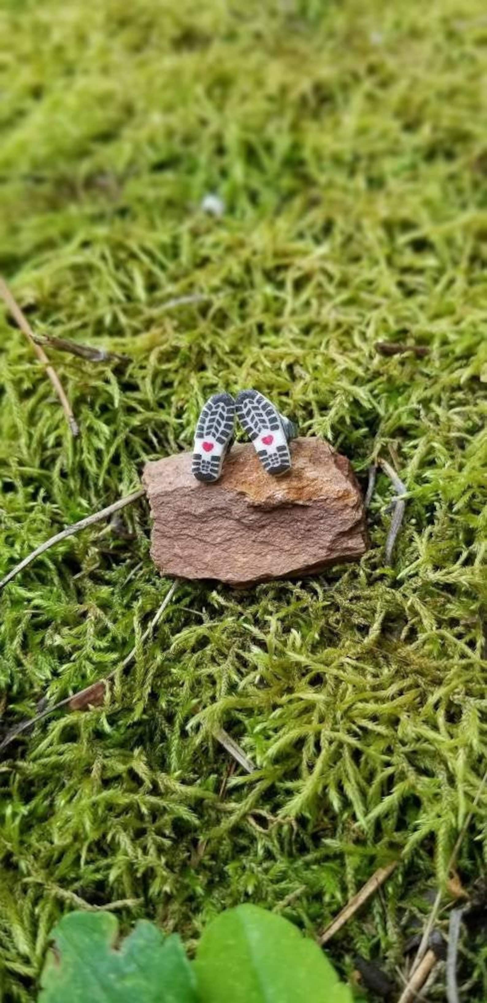 Hiking Boot Earrings Hiking Boot Studs Hypoallergenic Etsy