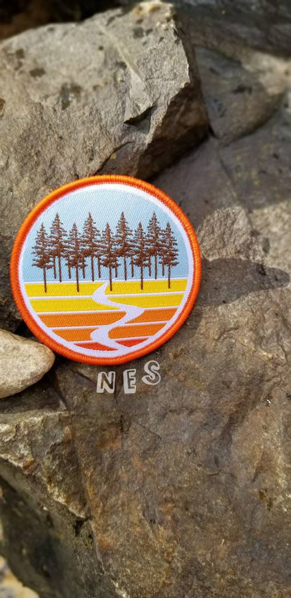 Retro Trail Patch Hiking Patch Backpack Patch Iron on Etsy
