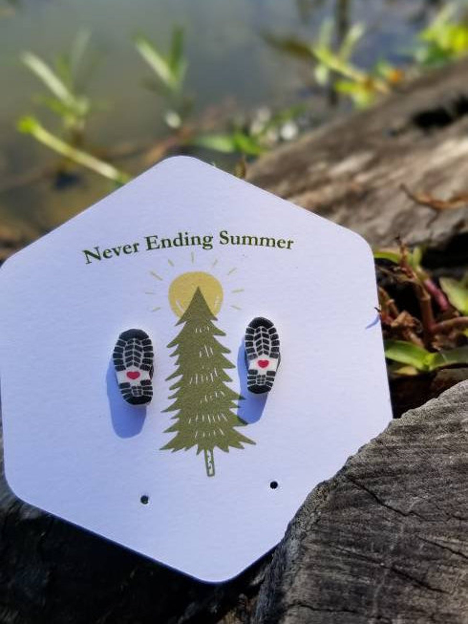 Hiking Boot Earrings Hiking Boot Studs Hypoallergenic Etsy