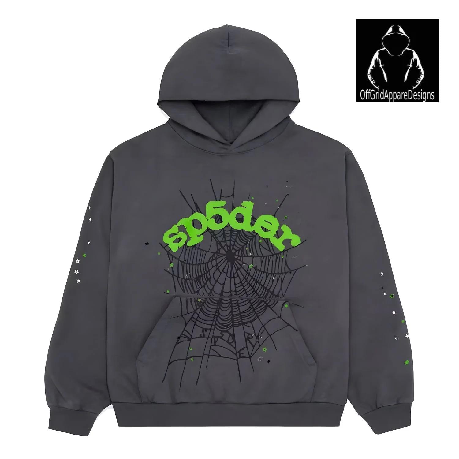 Sp5der green hoodie - Etsy 日本