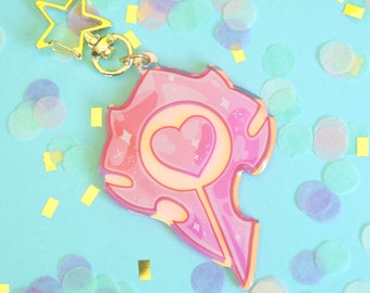 Heart Horde Kawaii Iridescent KEYCHAIN WARCRAFT