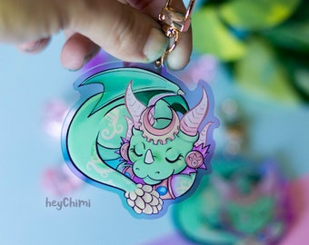 Ysera keychain[Ready to ship] Kawaii World of Warcraft