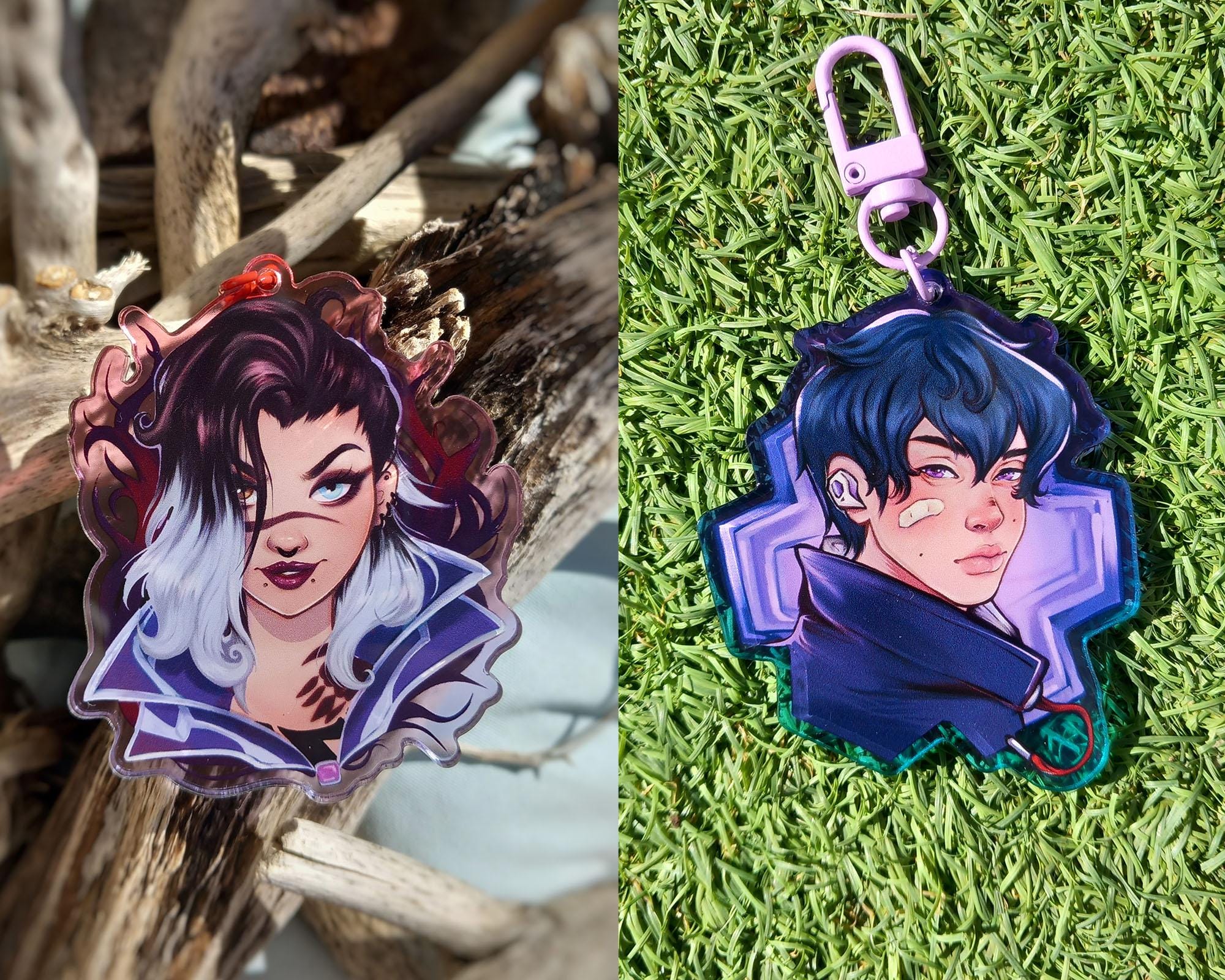 Reyna Keychain Agents - Acrylic Keychain Valorant Killjoy Sage Reyna Fade - Etsy Canada