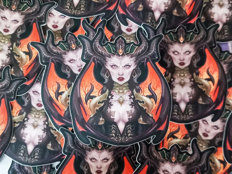 Lilith Firehawk Sticker Lilith Vinyl Stickers 3.5