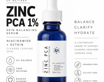 Zinc PCA 1% Niacinamide Serum | Oil-Balancing, Pore-Refining Facial Care (30mL)